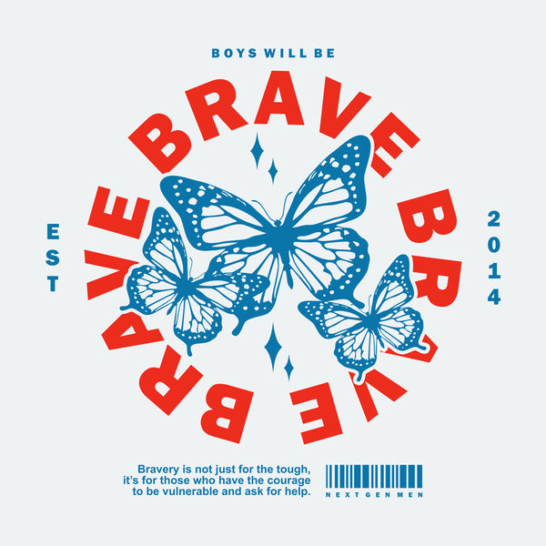 ‘Boys Will Be Brave’ Long Sleeve Tee